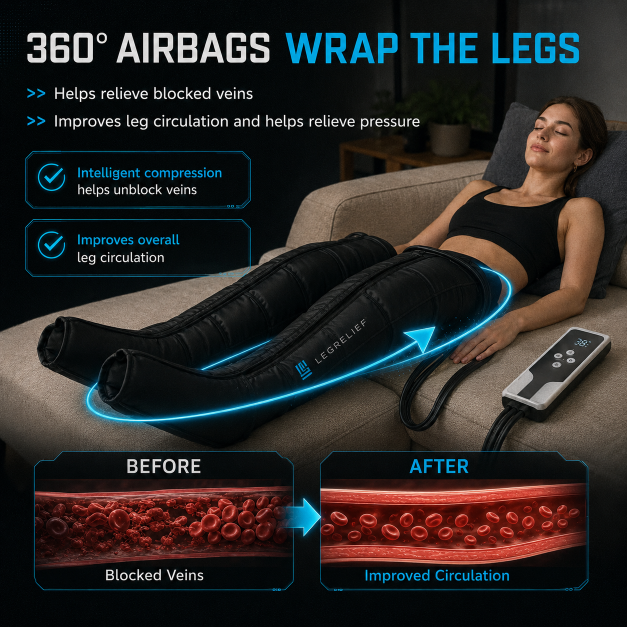 Air Compression Recovery Boots